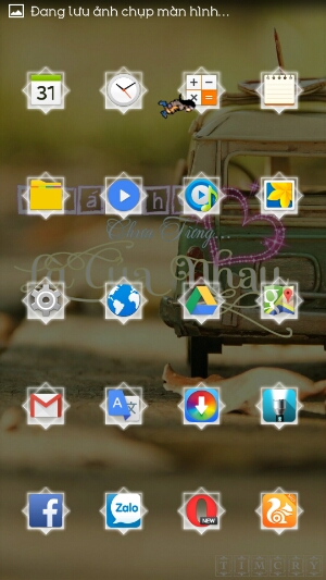 Theme 2 Ô Vuôn Trắng Lồng Nhau Golauncher/Nova prime/âmpex/Lighning Và Một Số Launcher