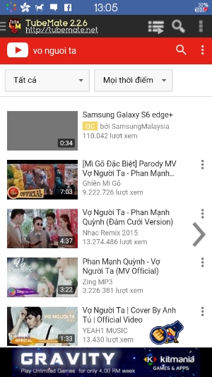 TubeMate 2.2.6 - Phần Mềm Tải Video YouTube Cực đỉnh