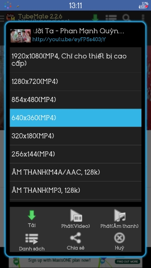 TubeMate 2.2.6 - Phần Mềm Tải Video YouTube Cực đỉnh